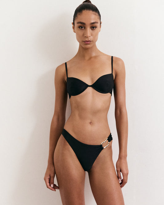 Classic Balconette + Classic Hardware Bottom - Bikini Set